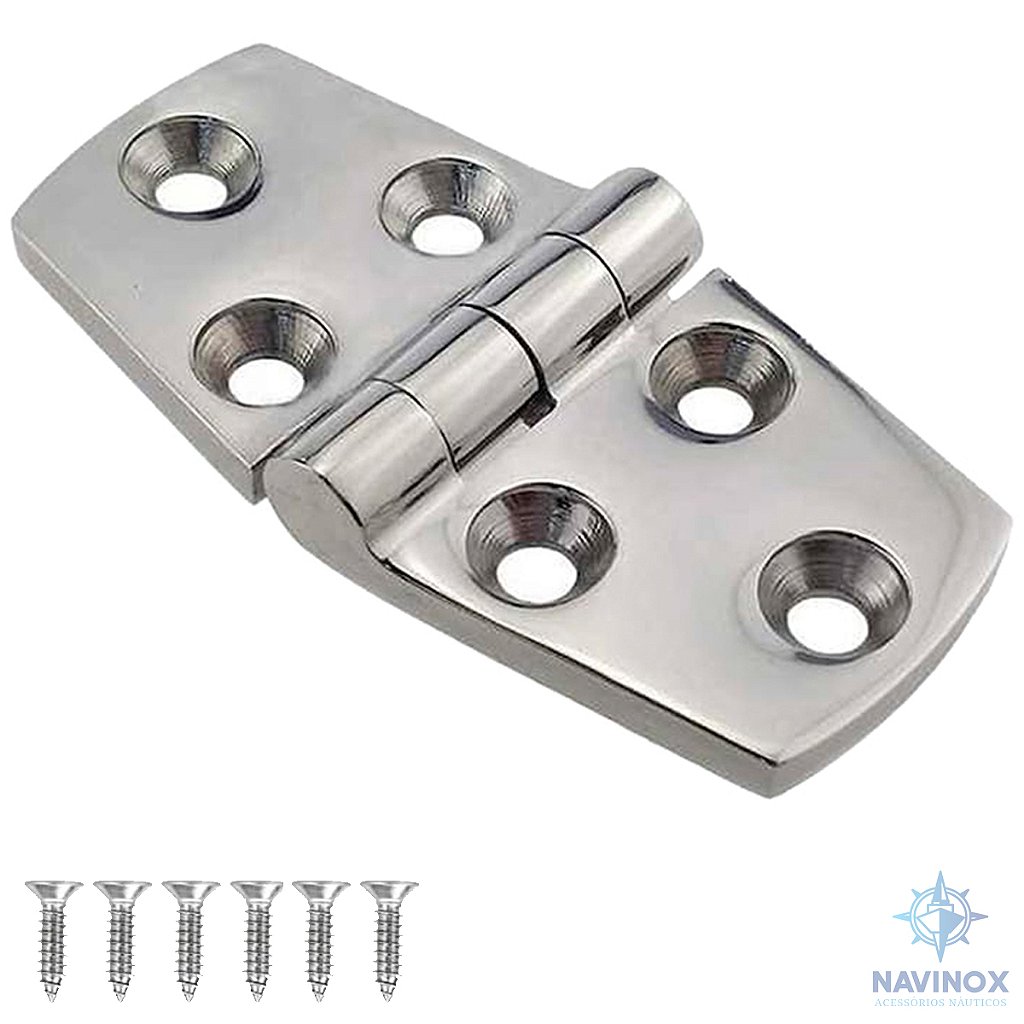 Dobradiça Aço Inox
