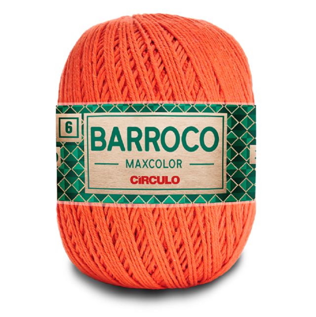 Barbante Barroco Maxcolor 4/6 Círculo 4707 Telha - Sinha Moça