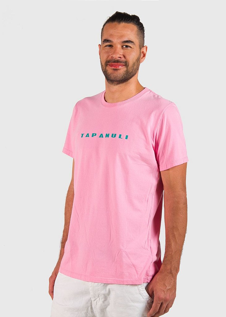 camiseta masculino rosa