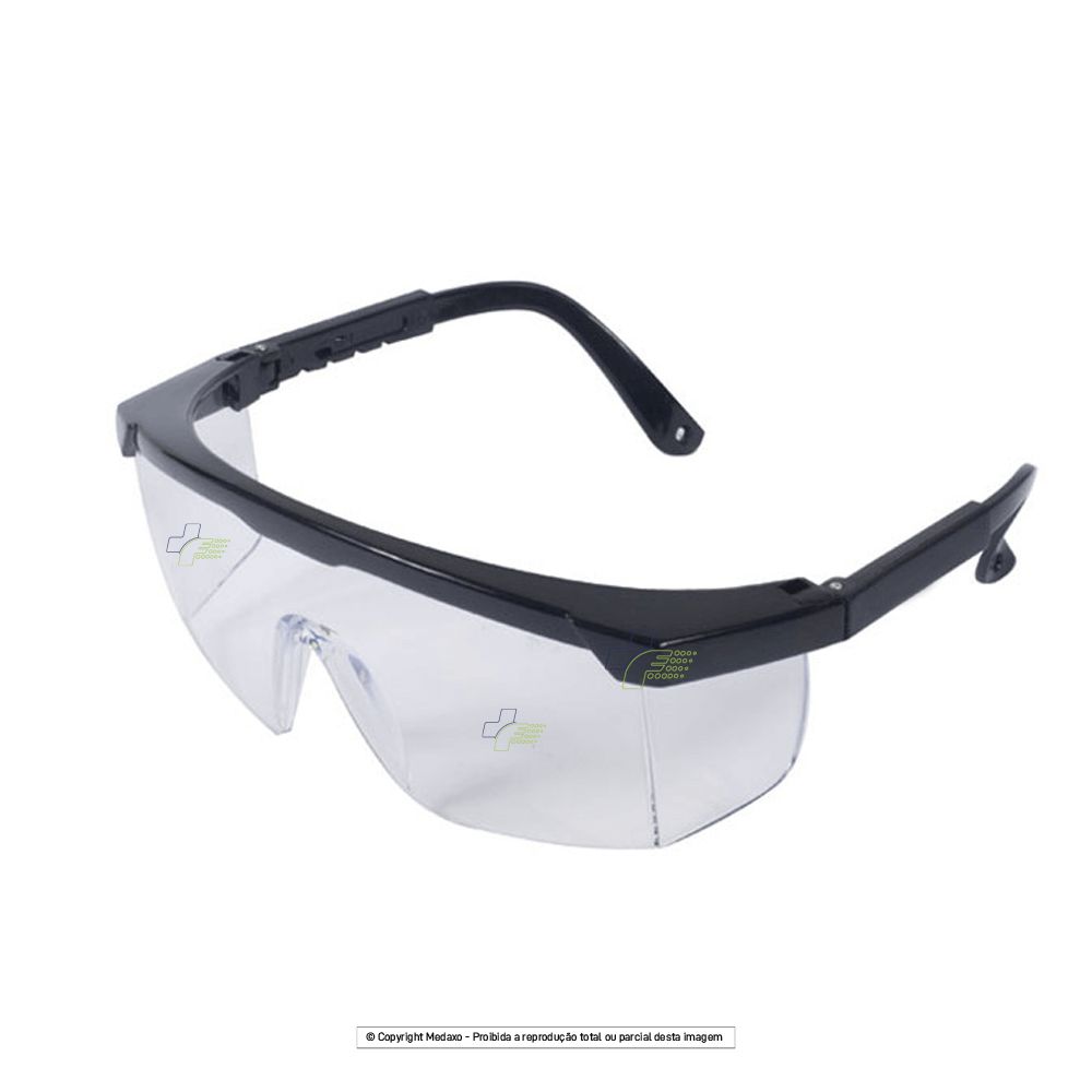 Óculos De Proteção Com Lente De Segurança Em Policarbonato - Medaxo