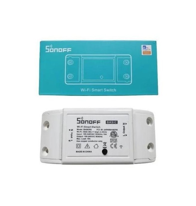 Relé Sonoff Basic RF R2 Wi-fi Alexa Google Home - Luminolândia
