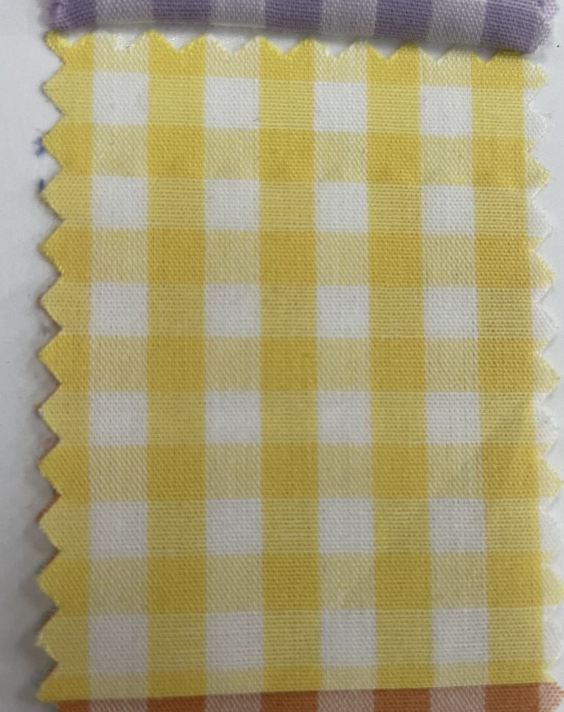Fotos de Xadrez amarelo tecido, Imagens de Xadrez amarelo tecido