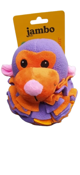 JB25654N Mordedor Jambo Pelucia Feltro Interativo Macaco - Pet Here