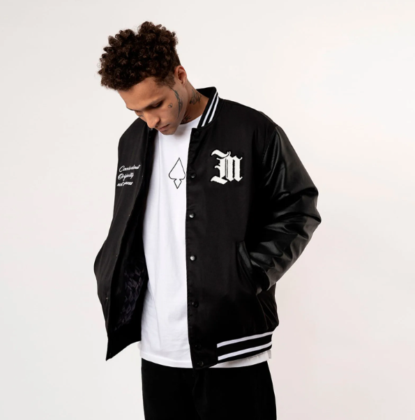 ジャケット・アウター [Archives] 90s MilaSchon DeformBomber Jk Jaqueta Bomber Varsity MCD - Surfers - Loja Online de Tênis e Moda