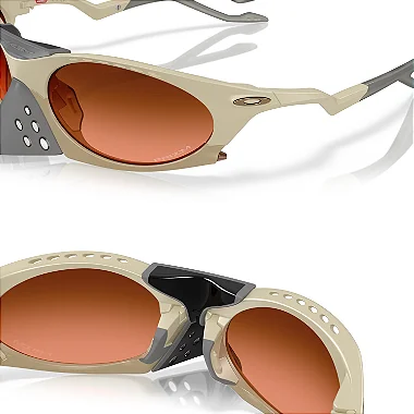 Oculos Oakley Plantaris Matte Sand - Prizm Gold Gradient - Surfers