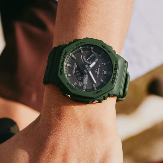 Relogio Casio G-Shock GA-B2100-3ADR - Verde - Surfers - Loja