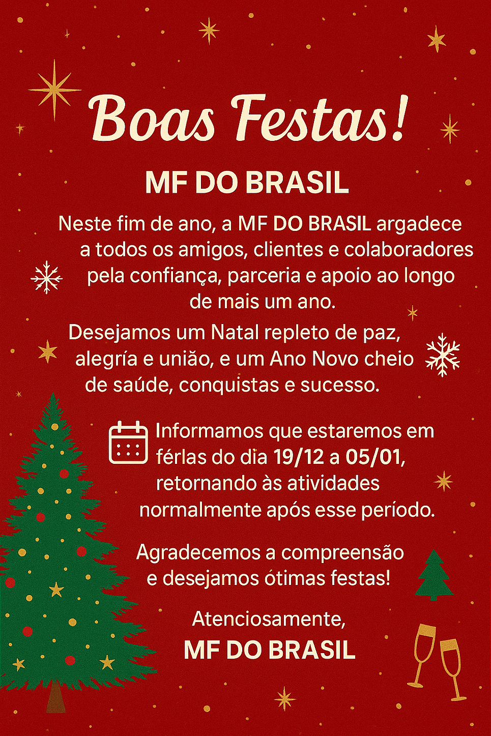 Boas Festas MF DO BRASIL