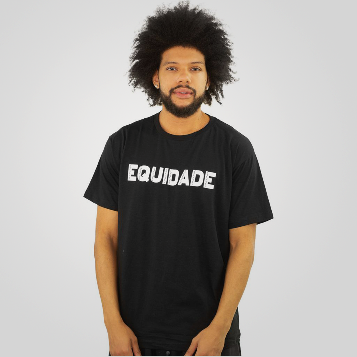 Camiseta equidade - preta