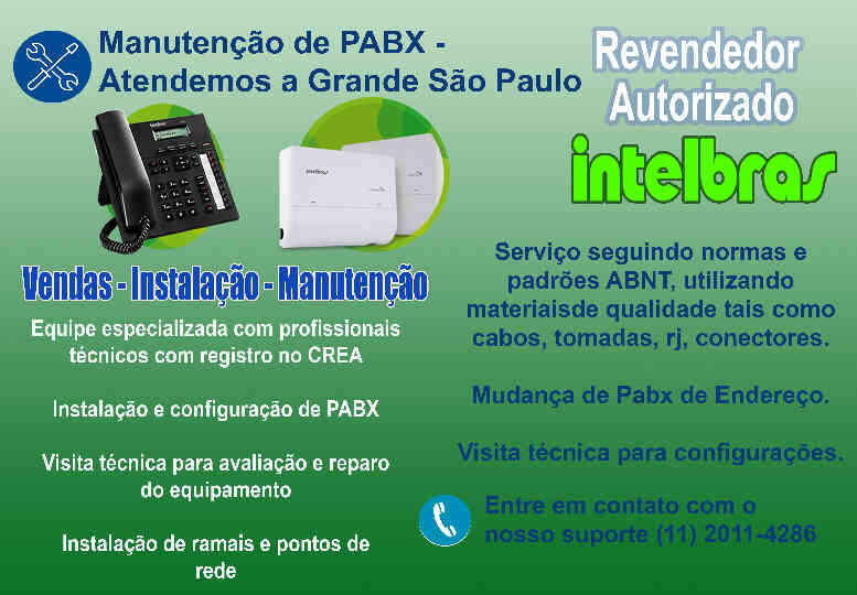 Instalação de PABX em Santo André