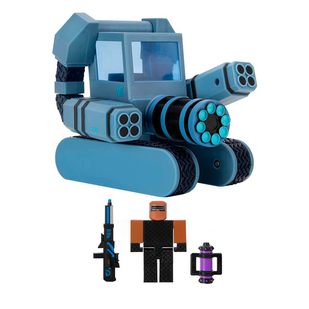Boneco Roblox Action Collection - Tower Battles: ZED com Veículo