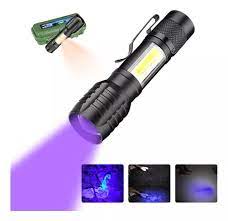 Lanterna De Led Potente Luz Negra Ultravioleta Uv Escorpião - Coletor  Digital - Coletores de Impressão Digital
