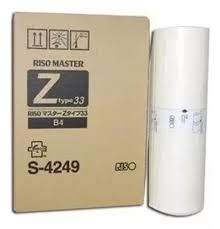 RISO Zタイプ33 マスター B4サイズ S-4249 2本入り Master Riso S-4249 (b4) Rz230 Ez230 Rz220 Ez220 272mmx109mm
