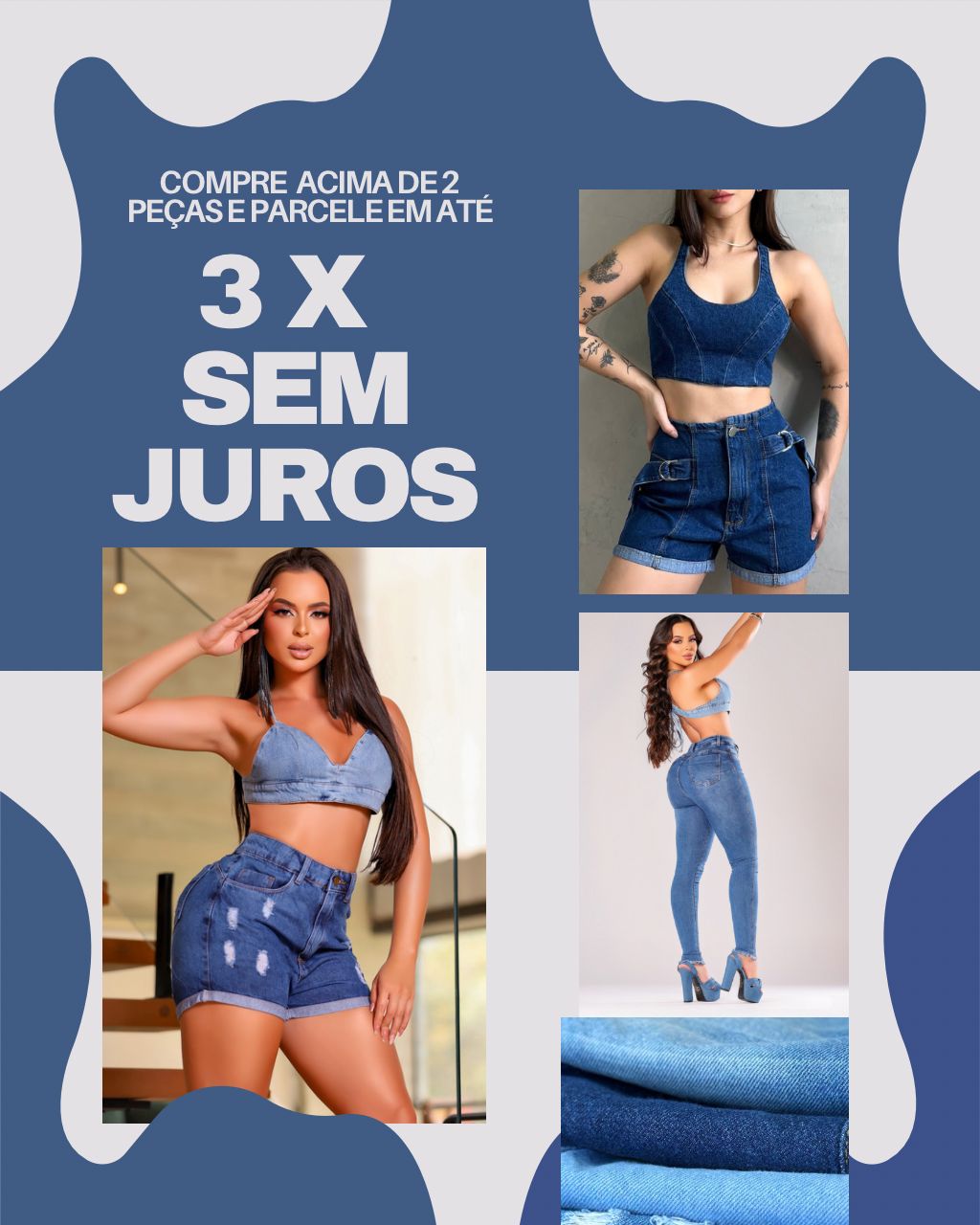 WID LEG - Cherry jeans - A Queridinha