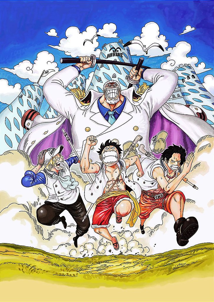 New Piece Geek - Garp sendo o Garp ¬Trafalgar¬