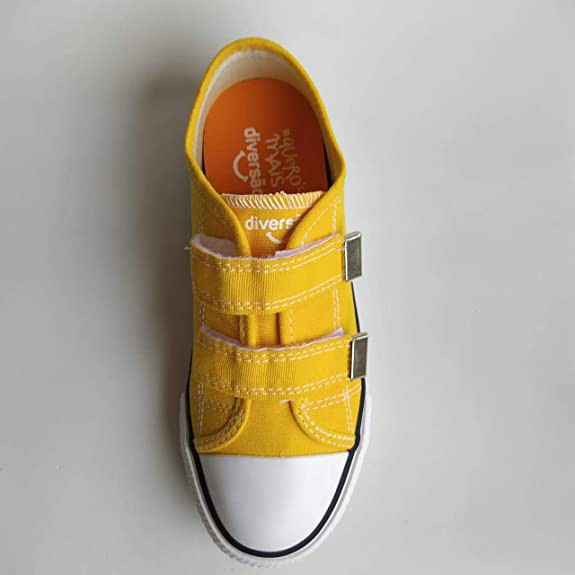 Tênis Canvas Amarelo Velcro Diversão #progressivo UniDuniTê