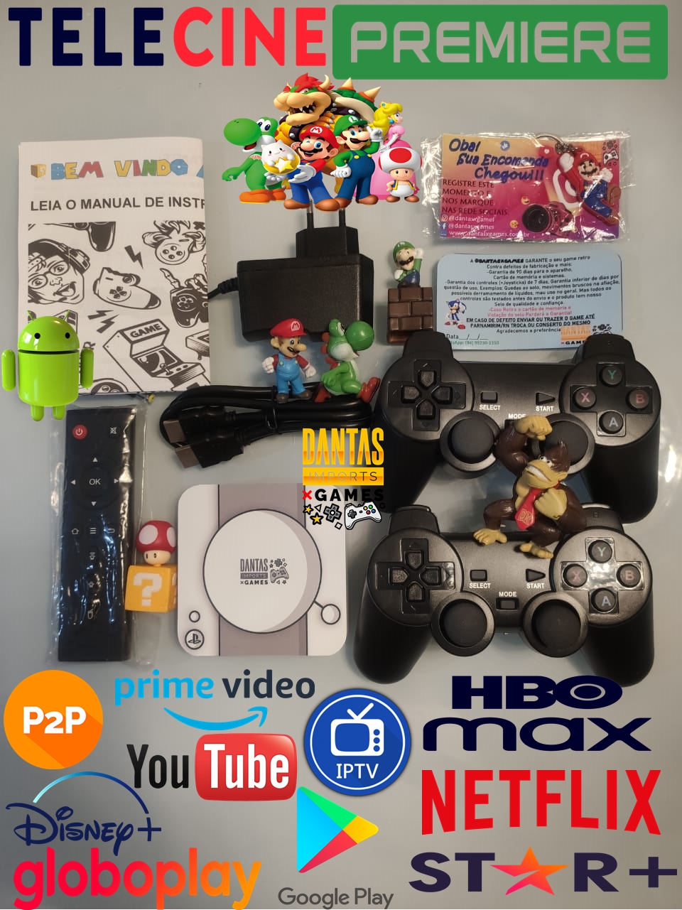 Game Retro 20 Mil Jogos + Função Smart + Versão Especial - Dantas