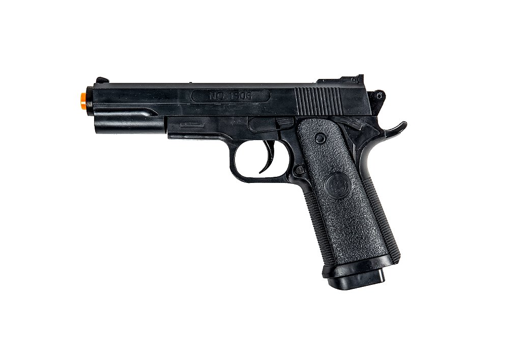 Pistola Airsoft Beretta 92 Spring - Plástico - Toy - Calibre 6,0mm