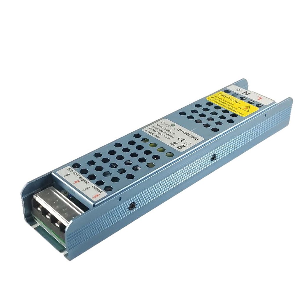 Fonte Driver Dimerizável 100W 12V Gaya para Fita LED