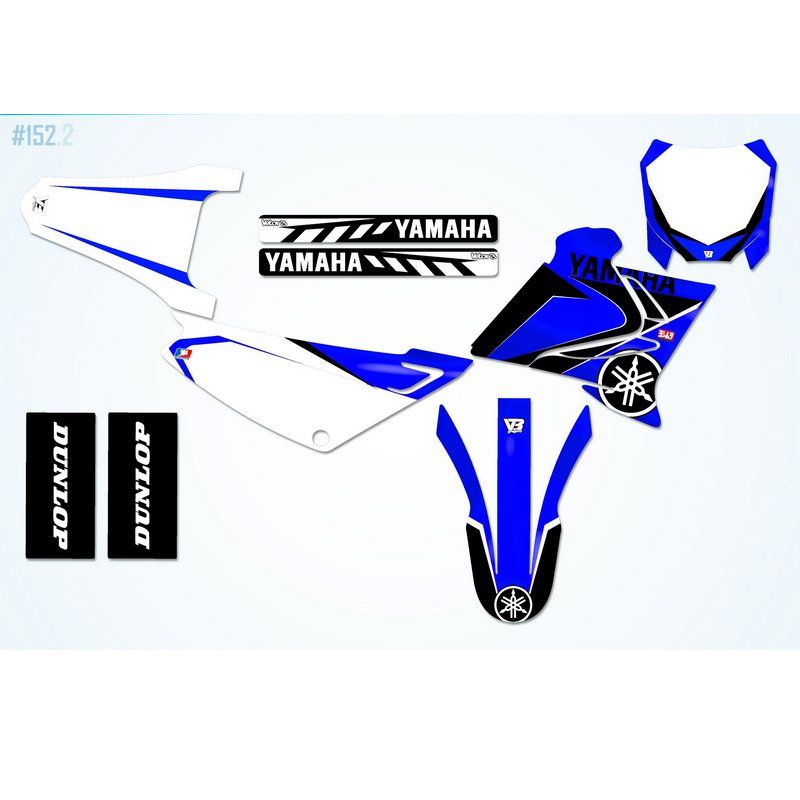 Kit gráfico Adesivo XTZ 125f - Vetor3 Gráficos - O melhor Kit