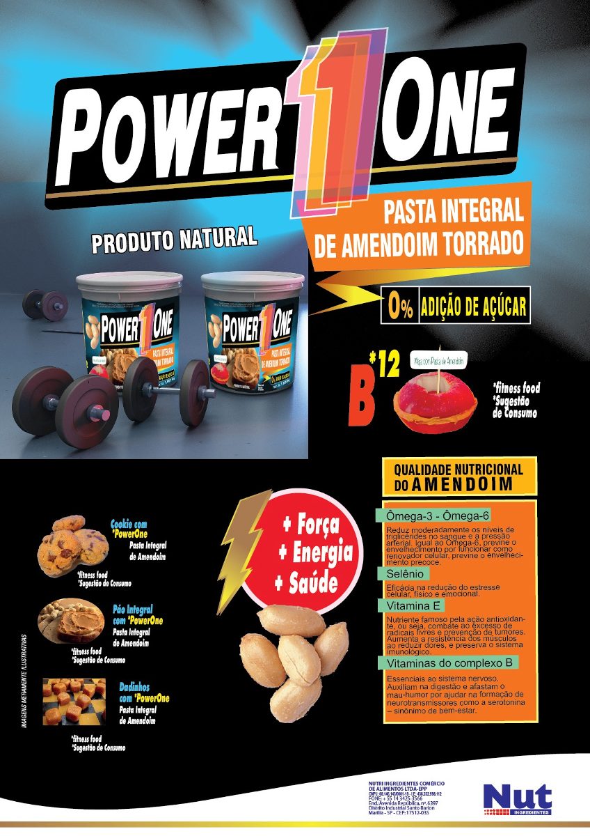 Pasta de Amendoim - Power One | BodySaver Suplementos