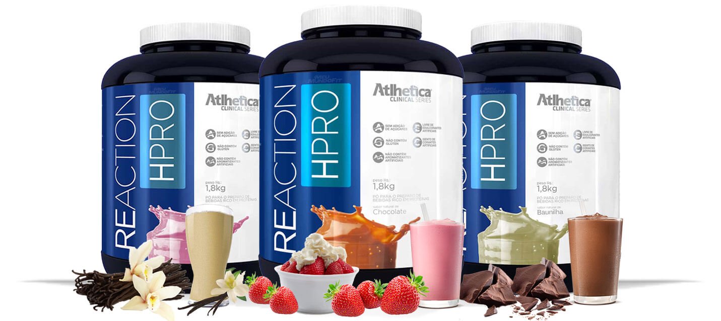 Reaction Clean / HPRO - (900g) - Atlhetica Nutrition | BodySaver Suplementos