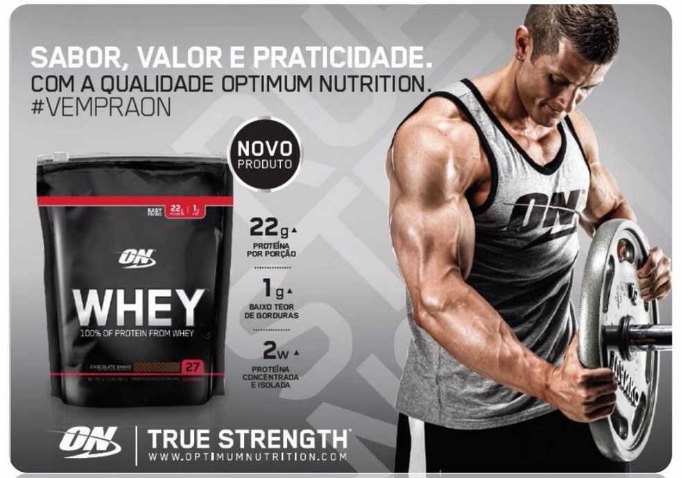 ON Whey 100% Protein (824g) - Optimum nutrition | BodySaver Suplementos