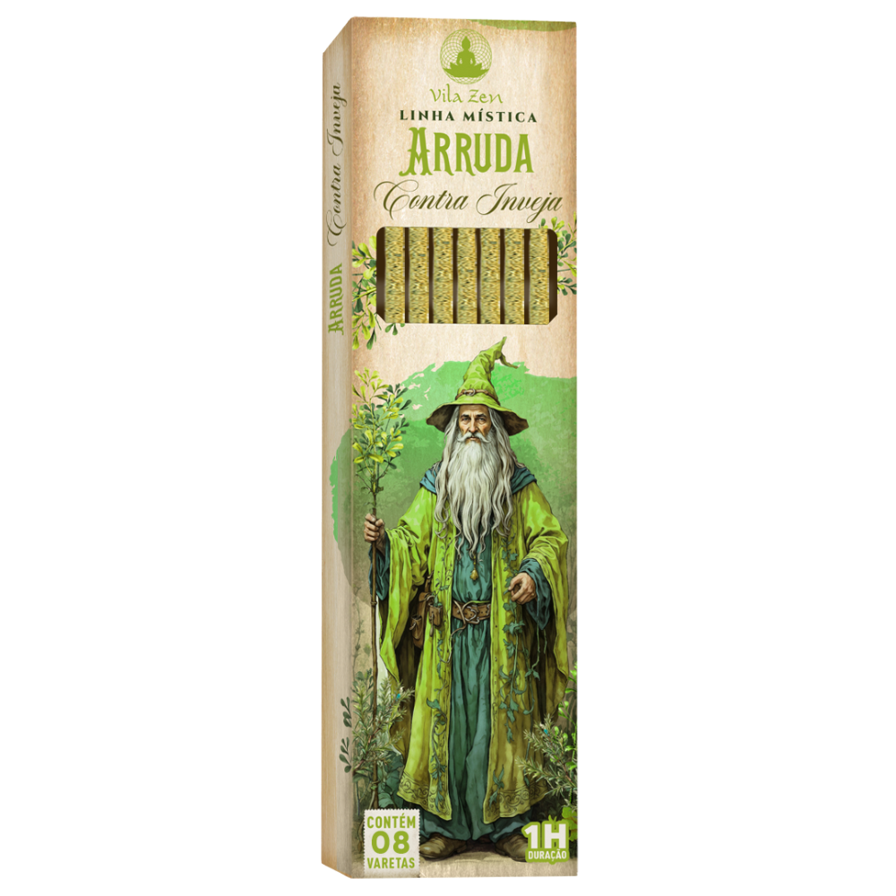 Incenso Vila Zen Natural Magos Vareta - Arruda - Atacado Incenso