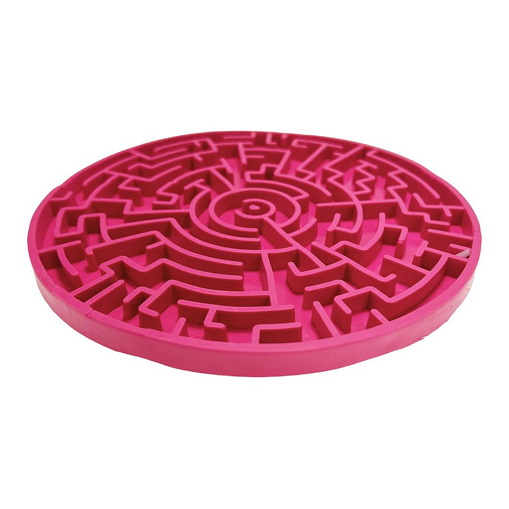 Labirinto Pink G Pet Games-Tapete para Lamber e Comedouro para