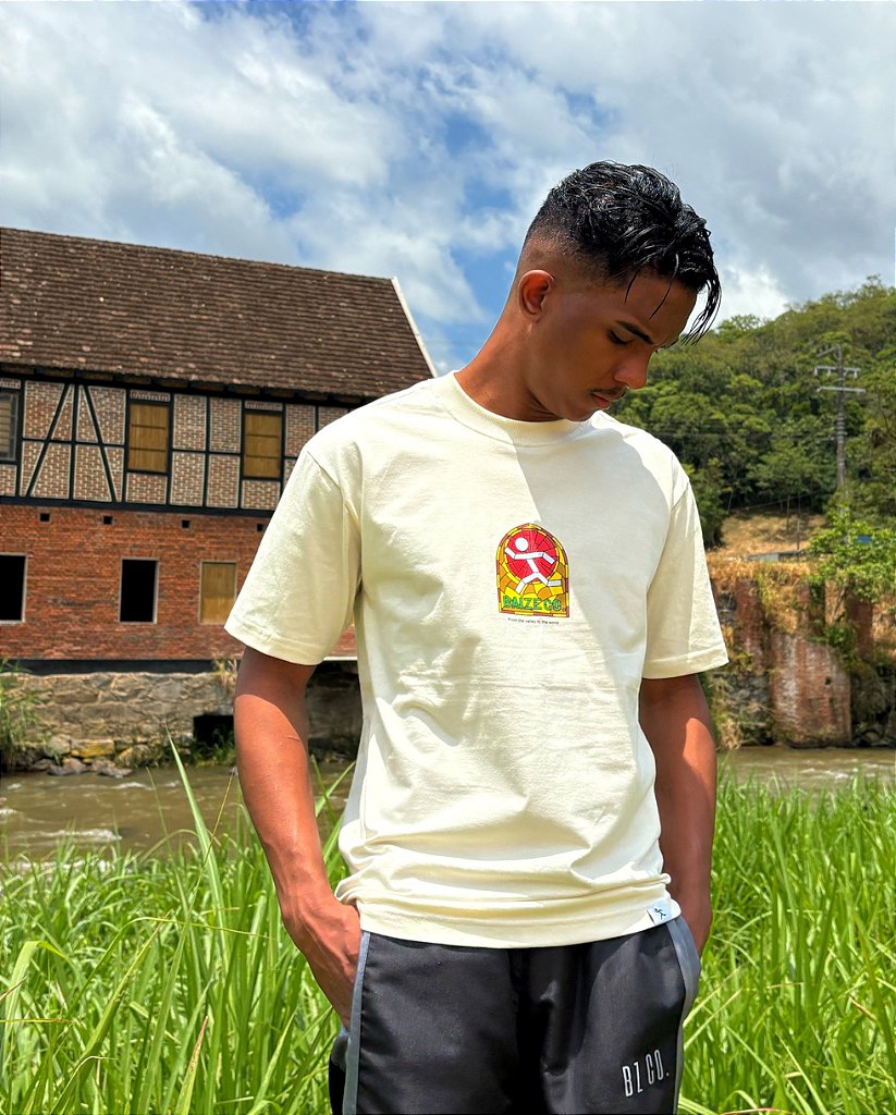 CAMISETA GLASS OFF WHITE - Baize Company
