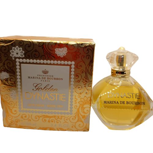 Golden Dynastie Eau De Parfum Feminino - Marina de Bourbon (Caixa Amassada)  - AnMY Perfumes Importados