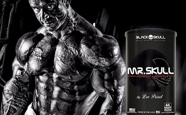 TopWay Suplementos - Mr. Skull - 44 multi packs - Black Skull