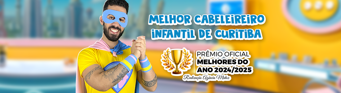 Tio Ge é Eleito o Melhor Cabeleireiro Infantil de Curitiba pelo Segundo Ano Consecutivo