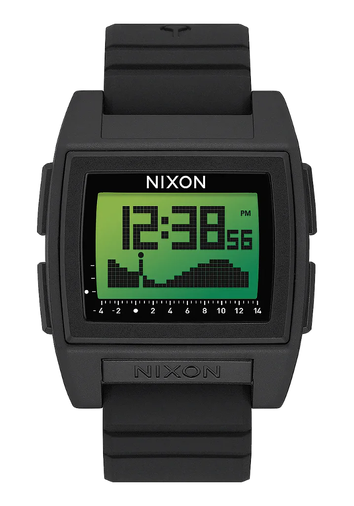 NIXON BASE TIDE PRO オリーブ Relógio Nixon Base Tide Pro Preto/Verde Positivo - Magica Sports