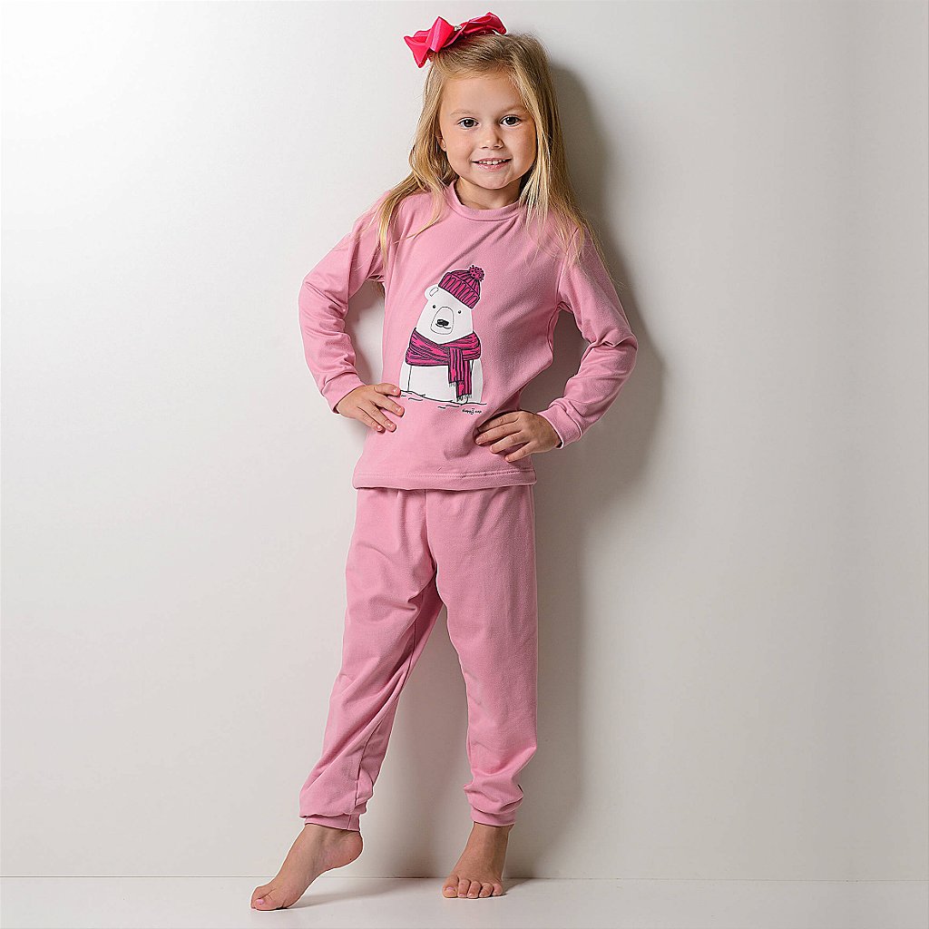 Pijama Infantil Feminino Happy Nap Térmico Brilha Escuro - Happy Nap -  Pijamas Infantil