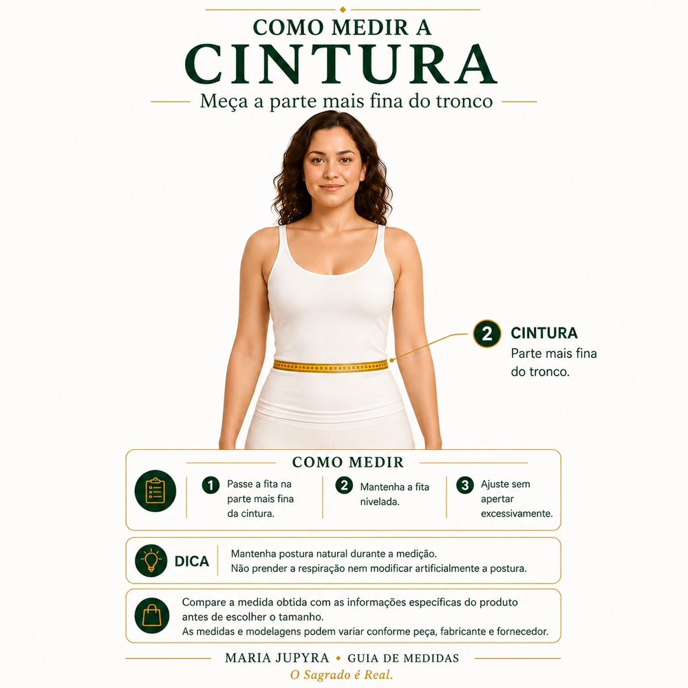 Como medir a cintura natural corretamente com fita métrica