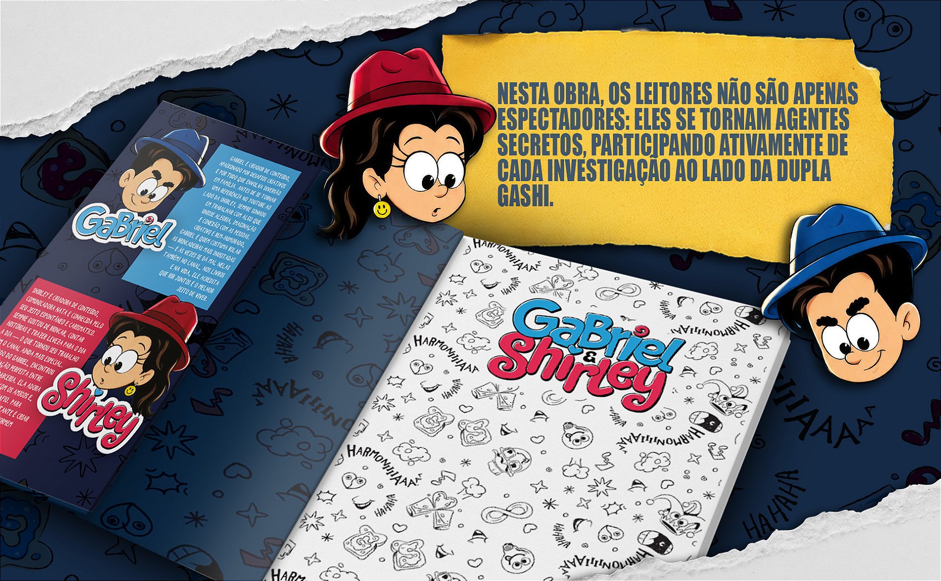 Conheça Gabriel e Shirley Espiões em Dose Dupla