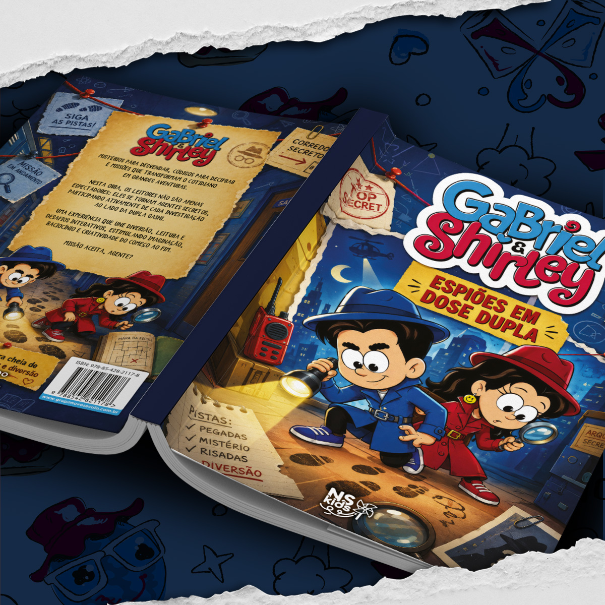 Livro Gabriel e Shirley Espiões em Dose Dupla