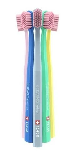 Escova de dente Curaprox Velvet 12460 Ultra Macia Coloridas - DH Utility |  Produtos de saúde e higiene pessoal