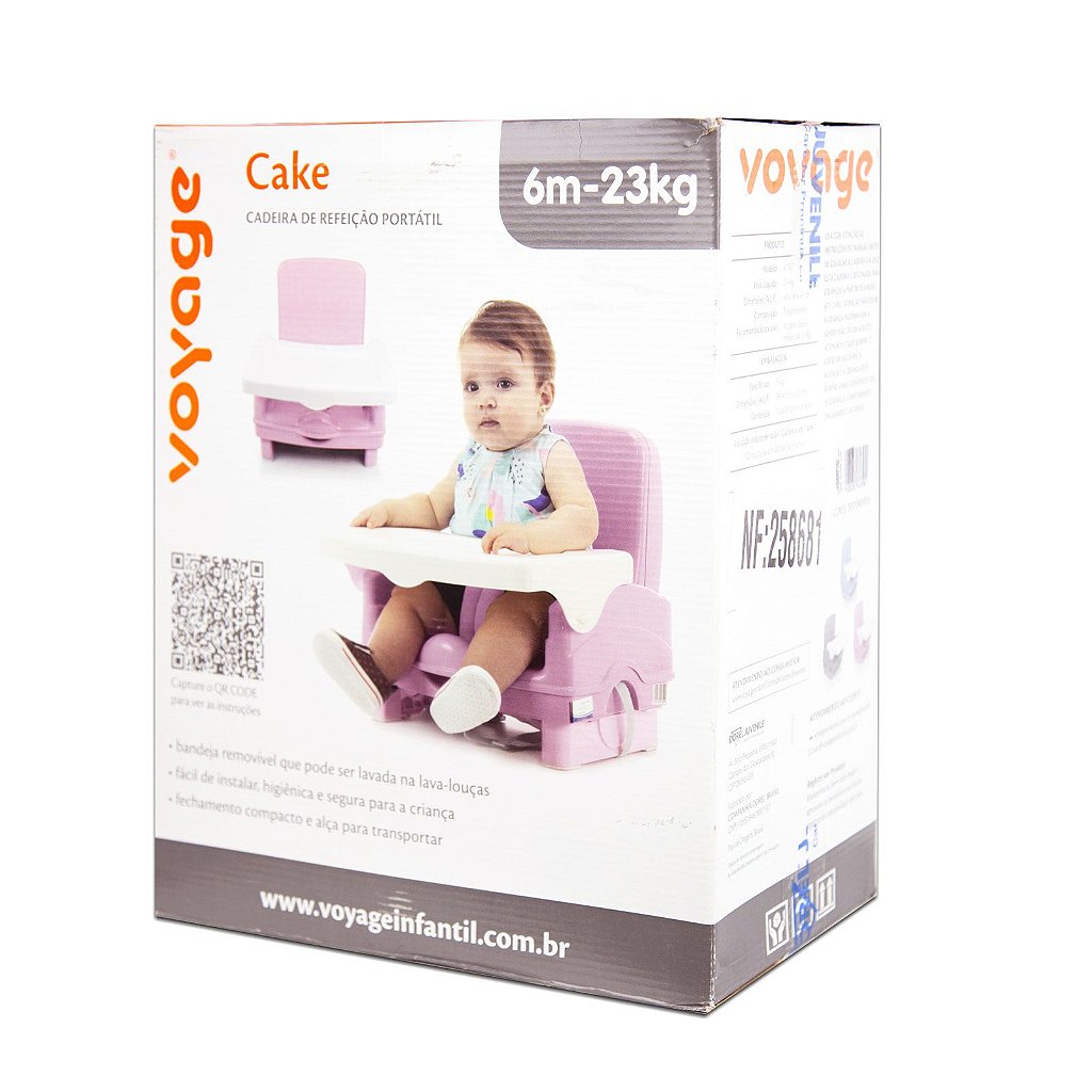Cadeira Alimentação Bebê Assento Dobrável Infantil Criança Refeição  Portátil Retrátil Antiderrapante