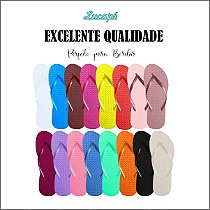 Lote 10 Pares de Chinelo Slin Marca Sandálias Lucapé