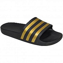 Chinelo Adidas Adilette Aqua Masculino - Preto+Dourado