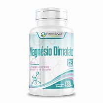Magnésio Dimalato 500mg 120 Cápsulas Floral Ervas Basta2/dia