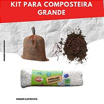 Kit Composteira GRANDE
