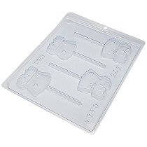 Kit Forma Acetato Pirulito Vestido De Menina 5 Un Chocolate