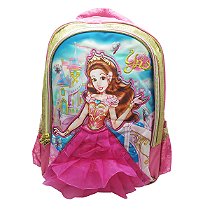 Mochila Infantil Escolar Feminina Princesa Yris Rosa Grande