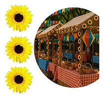 10 Flores Girassol Artificial Decora Festa Junina E São João