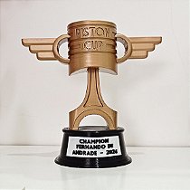 Troféu Copa Pistão 20cm Personalizado