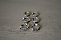 Trio mini argolinhas em zirconias