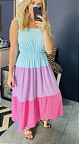 VESTIDO TRICOLOR CANDY