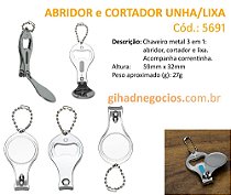 Chaveiro METAL 12972   5691 - MAIS MODELOS